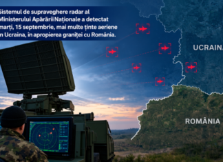 Sistemul de supraveghere radar al Ministerului Apărării Naționale a detectat marți, 15 septembrie, mai multe ținte aeriene în Ucraina, în apropierea graniței cu România.