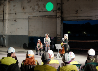 VIDEO – Când șantierul devine scenă: teatru într-un spațiu industrial aflat în transformare